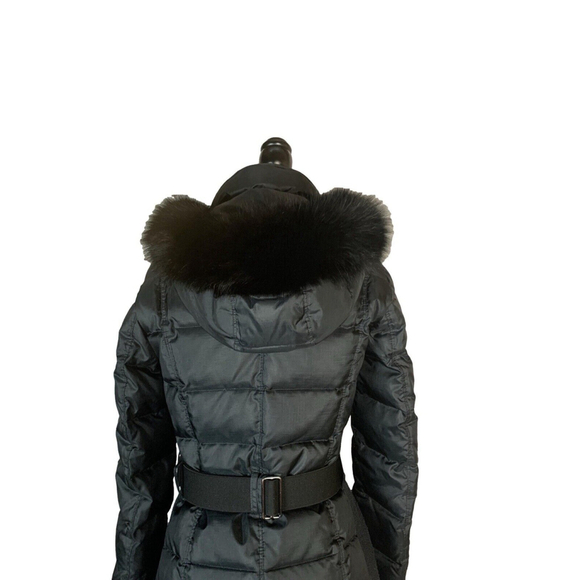 Burberry Abbeydale Puffer Coat with Fox Fur Trimmed Hood - Picture 11 of 16